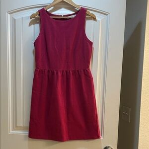 LOFT Sleeveless Red Dress